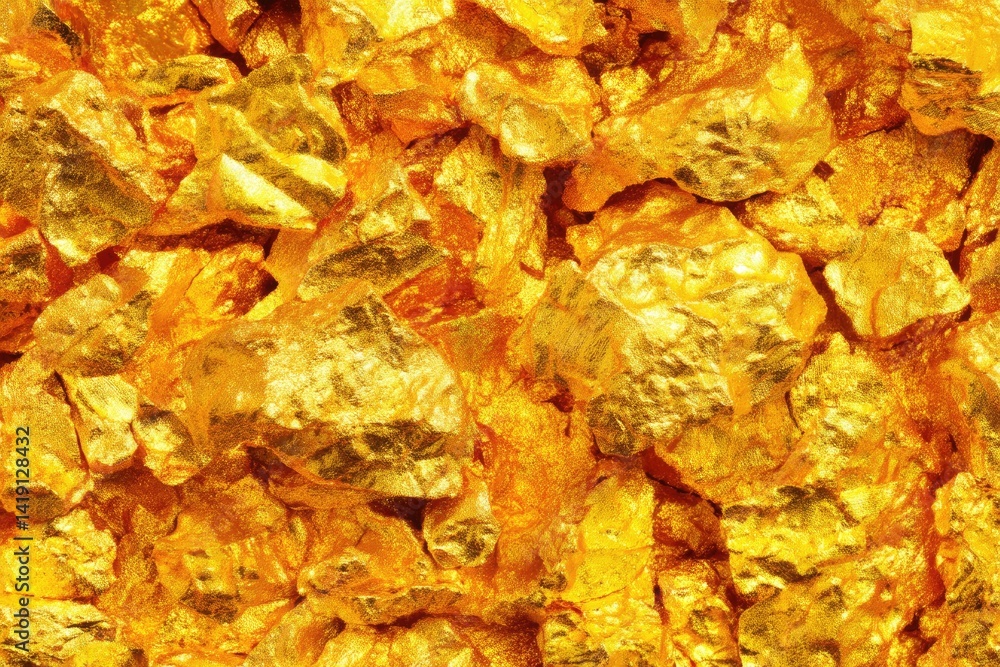 Gold nuggets texture Gold nuggets texture