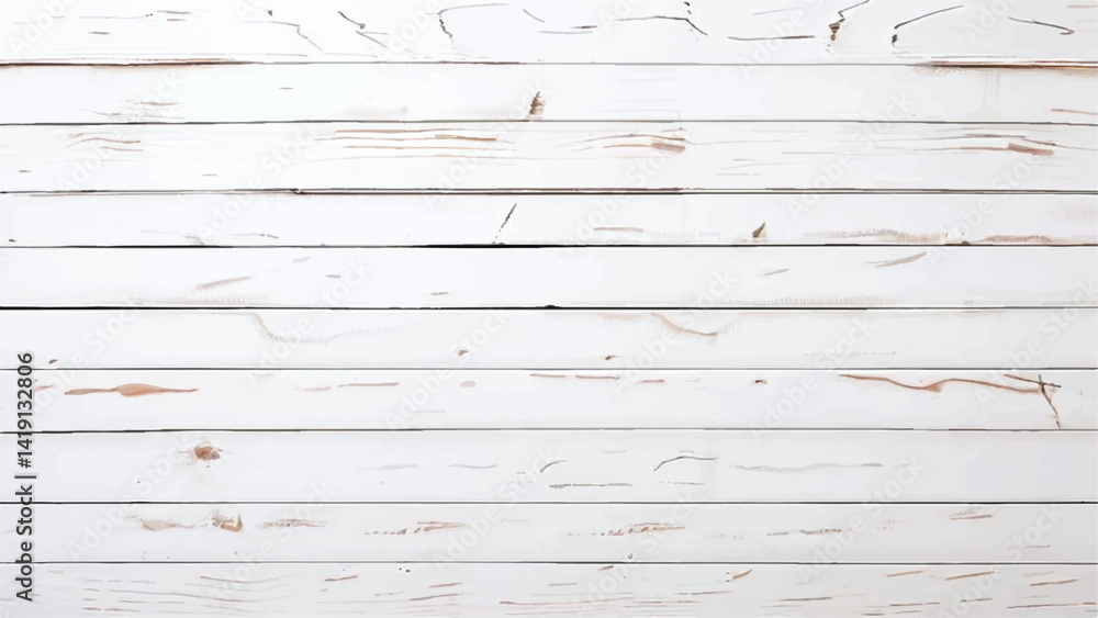 Obraz premium Wood white texture and background. Old wooden plank painted in white color. Natural white wood texture. White wood planks.