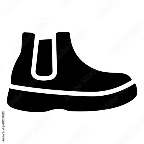 ankle boots Solid icon