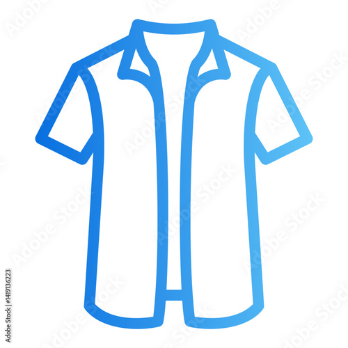 short sleeve Gradient icon