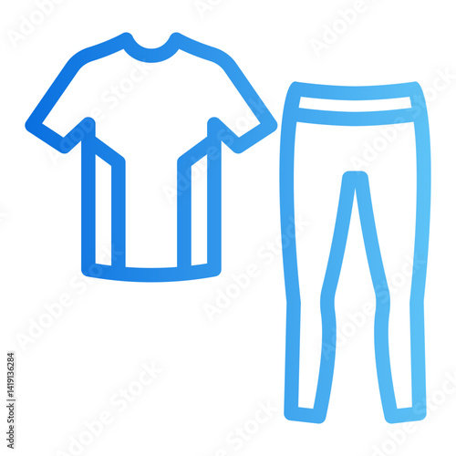sportswear Gradient icon