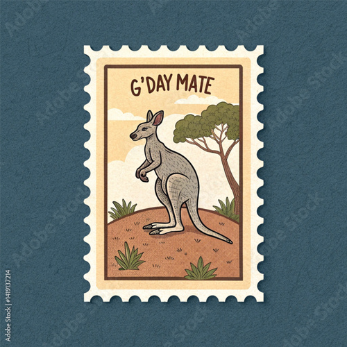 G'day Mate T-Shirt Design – Aussie Slang Typography Graphic