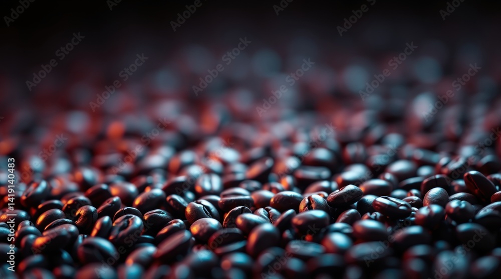 Obraz premium Roasted coffee beans close-up (7)