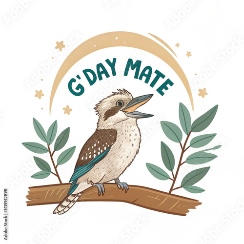 G'day Mate T-Shirt Design – Aussie Slang Typography Graphic