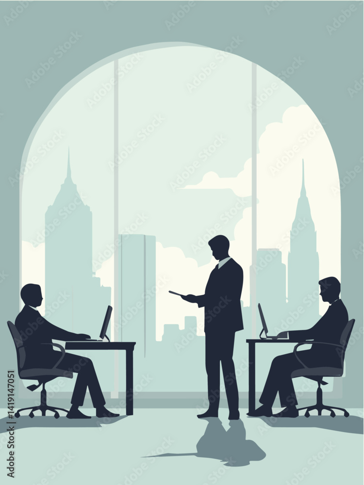 business meeting in the office