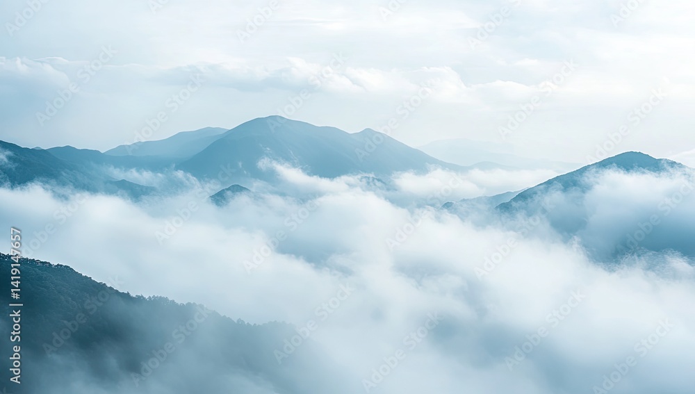 Misty Mountain View Misty Mountain View