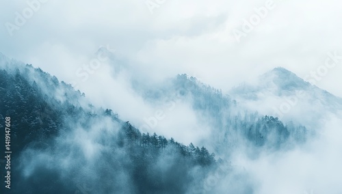 Misty Mountain Ranges