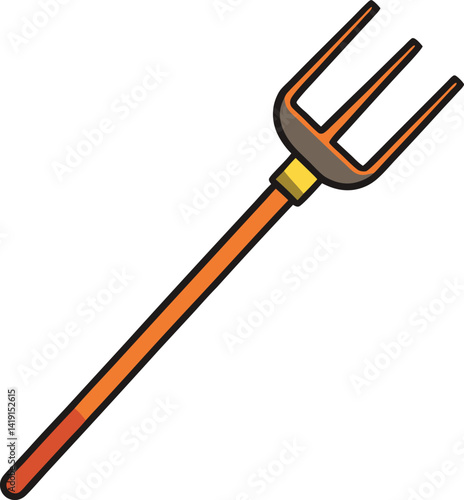 Pitchfork illustration