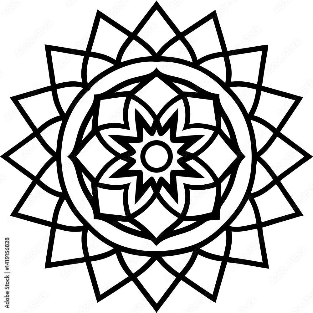 Fototapeta premium Mandala vector