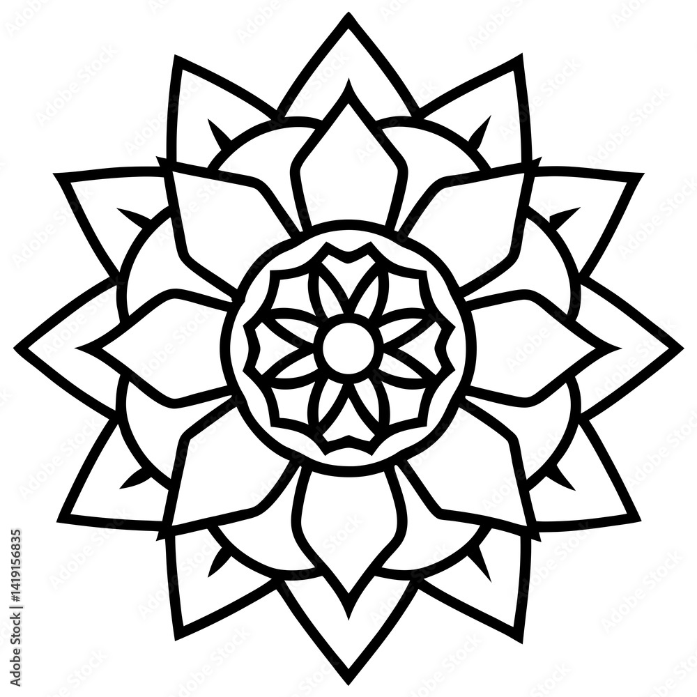 Fototapeta premium Mandala vector