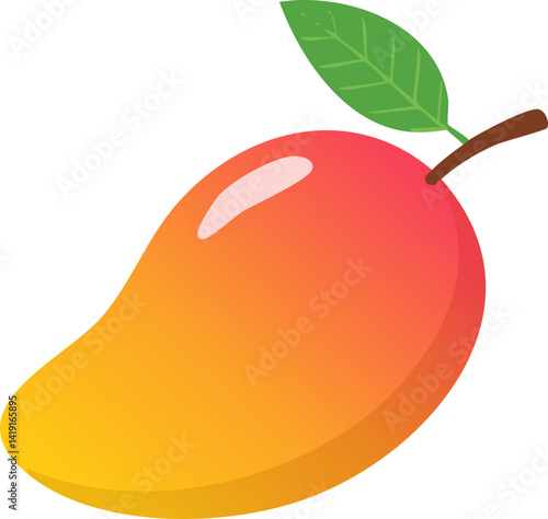 mango with leaves
