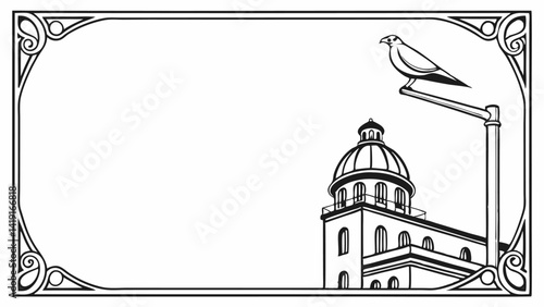 vector illustration of a church