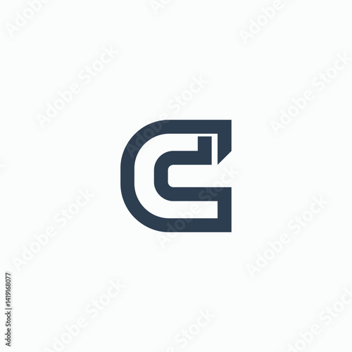Free Download Flat Vector d Logo Design Template - GFXLoad
