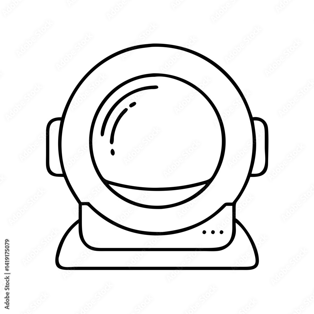 astronaut helmet icon, astronaut helmet line art - simple line art of astronaut helmet, perfect for astronaut helmet logos and icons astronaut helmet icon, astronaut helmet line art - simple line art of astronaut helmet, perfect for astronaut helmet logos and icons