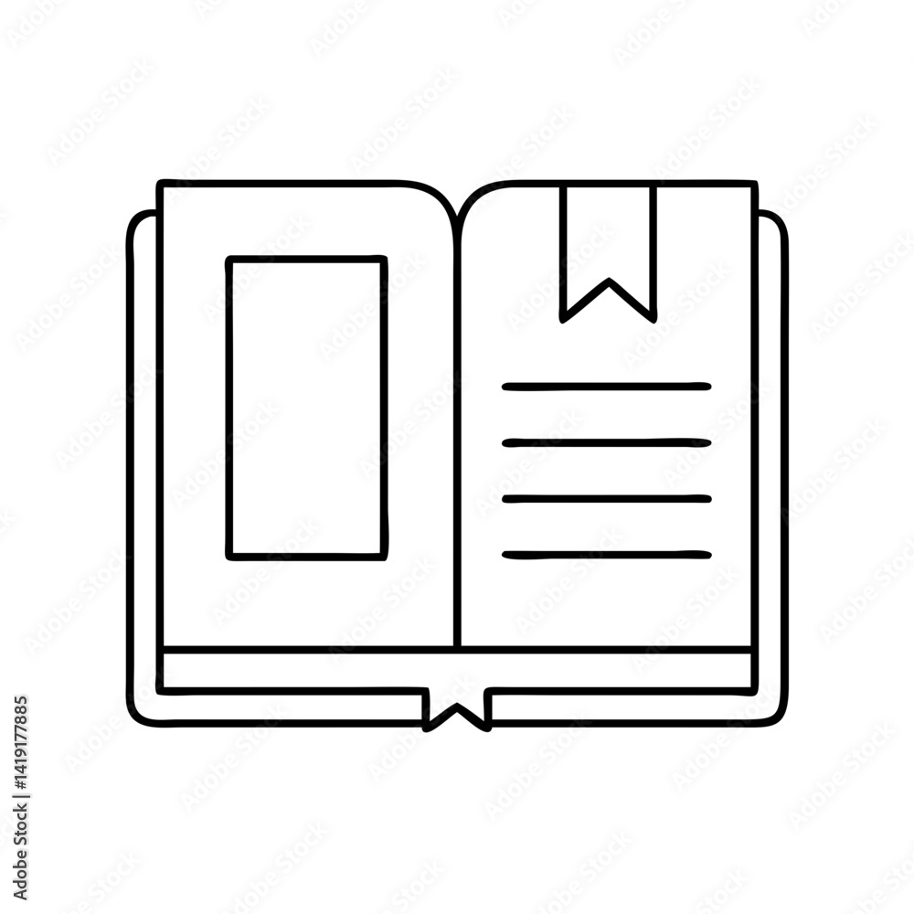 bookmark inside a book icon, bookmark inside a book line art - simple line art of bookmark inside a book, perfect for bookmark inside a book logos and icons bookmark inside a book icon, bookmark inside a book line art - simple line art of bookmark inside a book, perfect for bookmark inside a book logos and icons