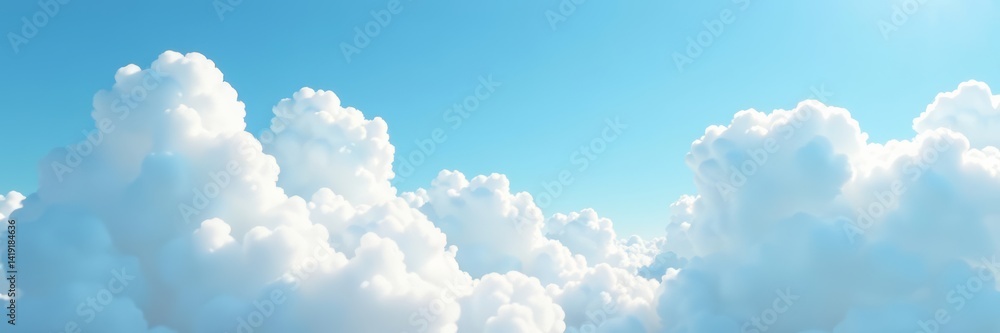 Ethereal white clouds floating in the sky, perfect for design projects, background, sky Ethereal white clouds floating in the sky, perfect for design projects, background, sky