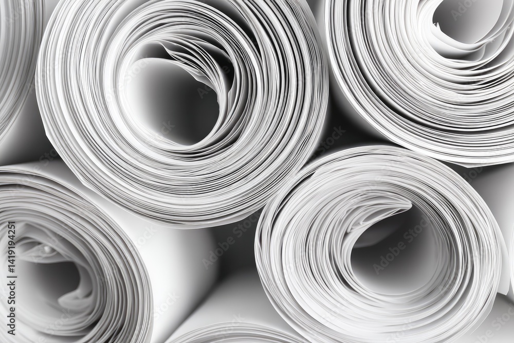Rolled paper texture Rolled paper texture