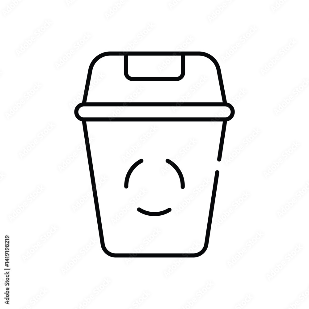 Recycling Bin Vector icon Recycling Bin Vector icon