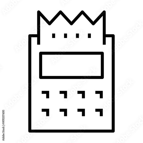 Financial Transaction Receipt Icon