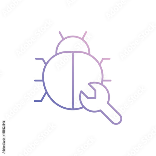 Bug Fixing  Vector icon