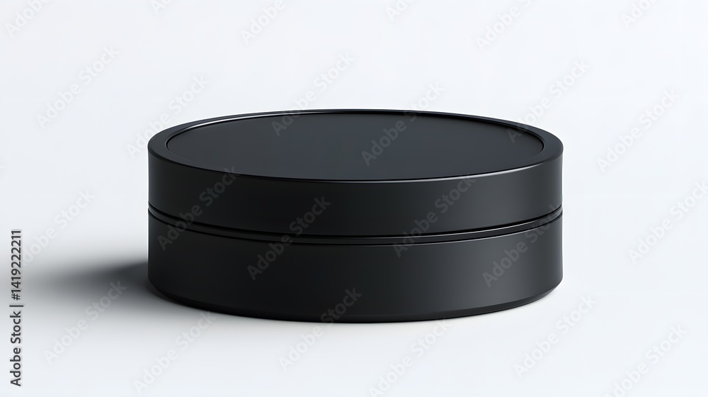 A sleek, modern black container lies on a minimalistic surface, showcasing its simple elegance and versatility for various design applications. A sleek, modern black container lies on a minimalistic surface, showcasing its simple elegance and versatility for various design applications.