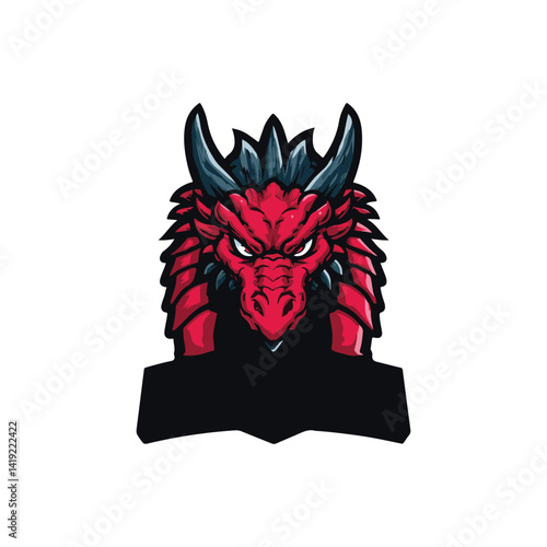 Dragon Game Vector Logo esports for gaming