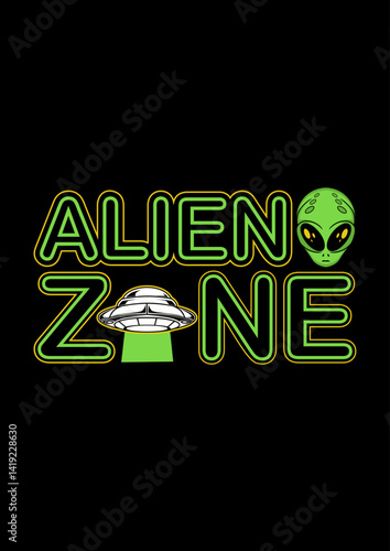 ZONE ALIEN CARTOON
