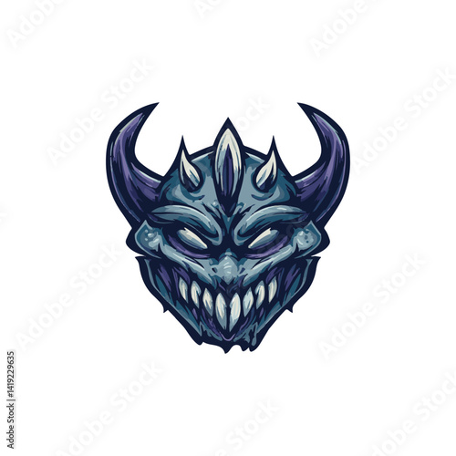 Fiend Vector Logo esports for gaming