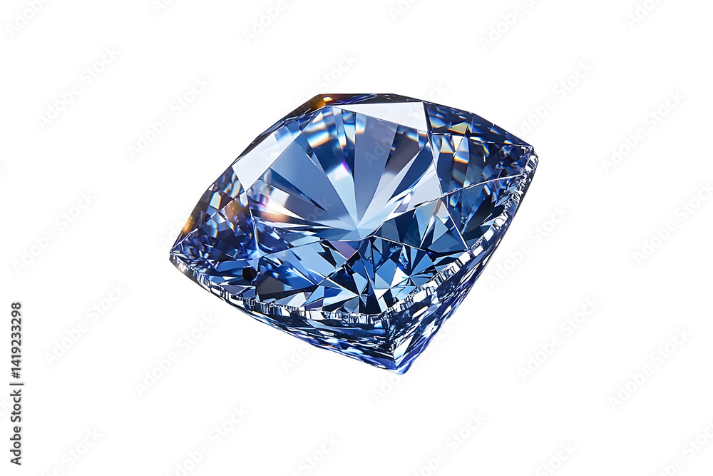 stunning blue diamond with intricate facets reflecting light beautifully, showcasing its elegance and brilliance. Perfect for jewelry or decorative purposes stunning blue diamond with intricate facets reflecting light beautifully, showcasing its elegance and brilliance. Perfect for jewelry or decorative purposes