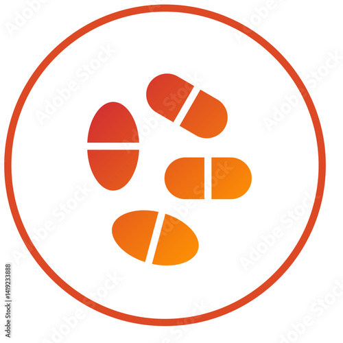 Vector Design Pills Icon Style