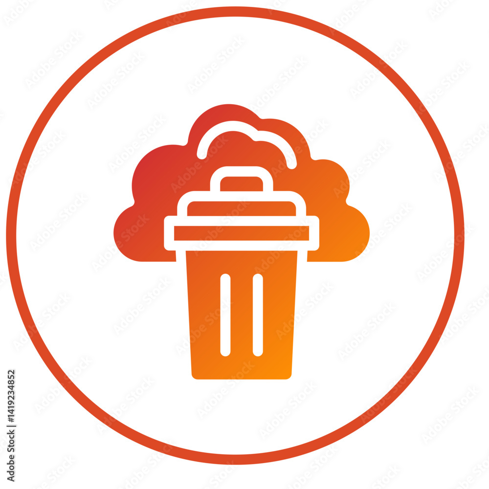 Vector Design Cloud Delete Icon Style Vector Design Cloud Delete Icon Style
