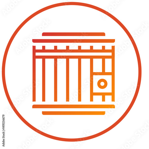 Vector Design Jail Icon Style