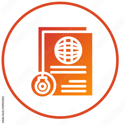 Vector Design Deported Icon Style