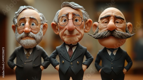 Animated NFT versions of ECB presidents displayed in virtual exhibit
