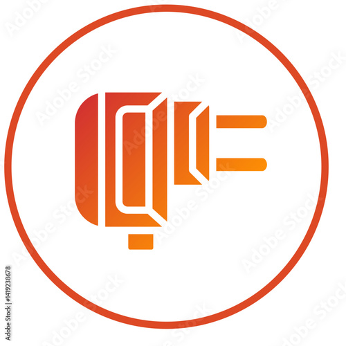Vector Design Adapter Icon Style