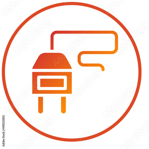 Vector Design Power Plug Icon Style