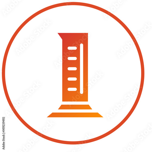 Graduated Cylinder Icon Style