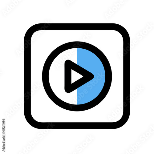 Play Button Icon Representing Media Playback and Digital Content Streaming Free Download Play Button Icon Representing Media Playback and Digital Content Streaming - GFXLoad