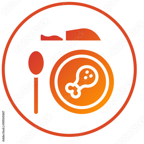Dinner Icon Style