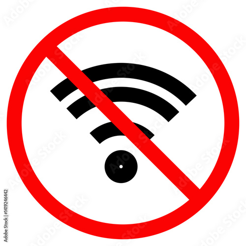 wifi ban icon