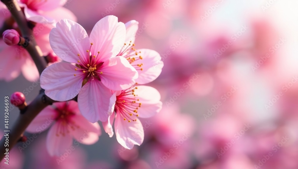 Delicate pink sakura blossoms, full bloom, soft petals , japanese pattern, cherry blossom, pattern Delicate pink sakura blossoms, full bloom, soft petals , japanese pattern, cherry blossom, pattern