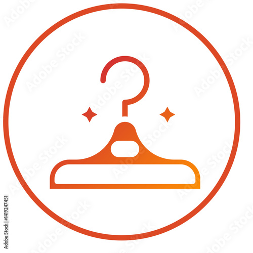 Clothes Hanger Icon Style