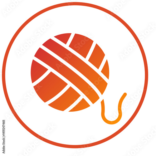 Wool Ball Icon Style