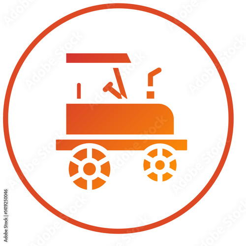 Buggy Car Icon Style