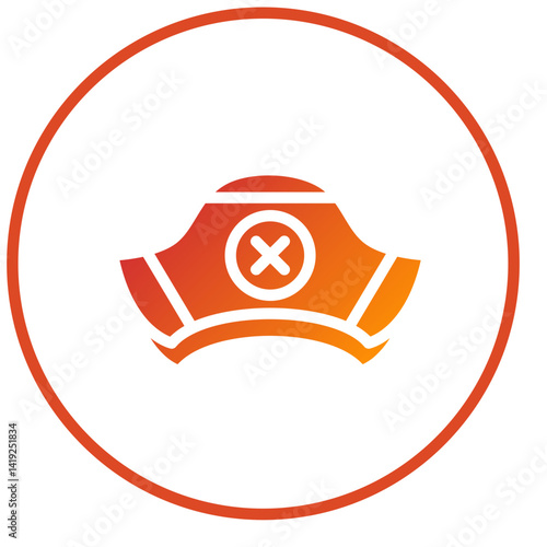 Pirate Cap Icon Style