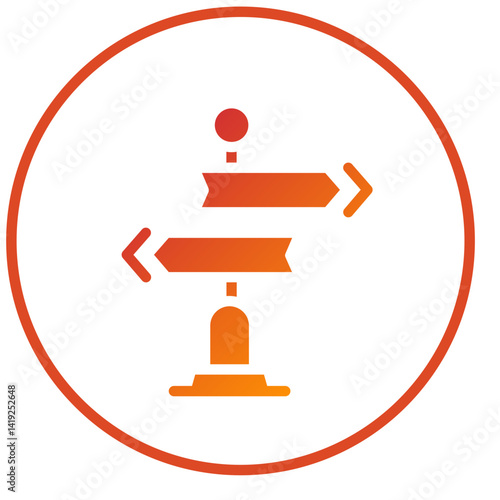 Directional Sign Icon Style