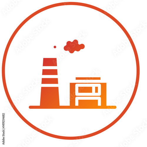 Power Plant Icon Style