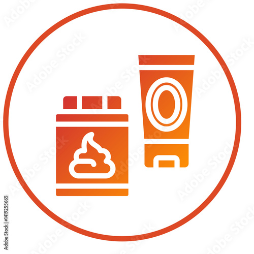 Hair Gel Icon Style