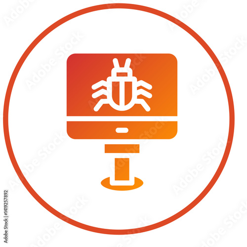 Computer Bug Icon Style