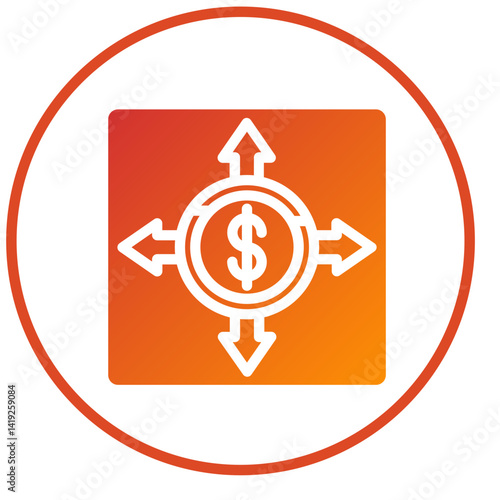 Business Ways Icon Style